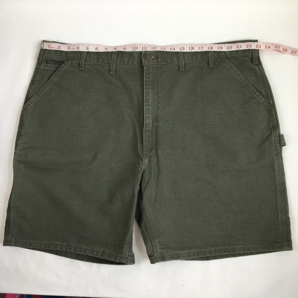 Carhartt Washed Duck Work Short Green 46 - Picture 9 of 16